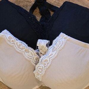 2 Natori Feathers Racer Back T-shirt Bra